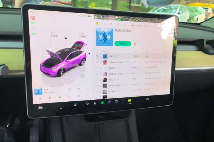 Used Tesla Model Y 2022 Revised Version Rear-Wheel Drive Instrument Cluster