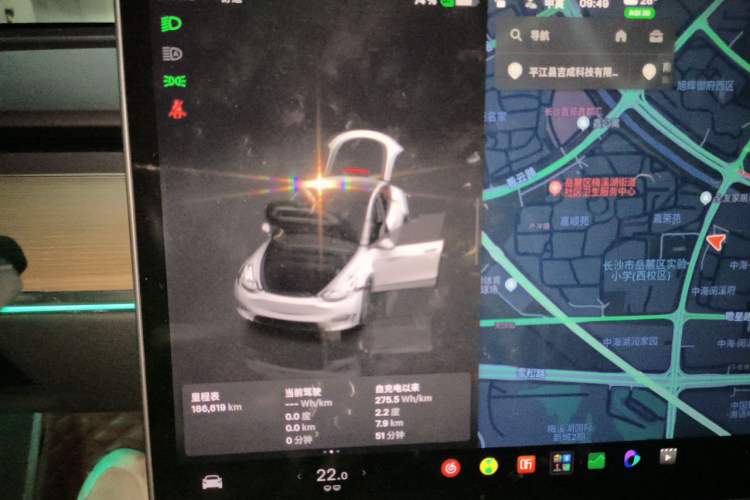 Used Tesla Model Y 2022 Revised Version Long-Range All-Wheel Drive Instrument Cluster