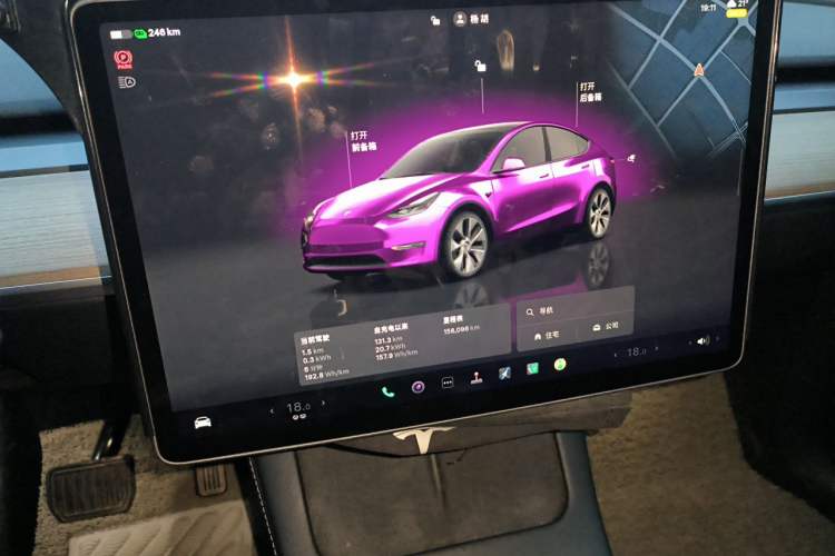 Used Tesla Model Y 2022 Long-Range All-Wheel-Drive Version Instrument Cluster