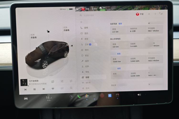 Used Tesla Model Y 2022 Long-Range All-Wheel-Drive Version Interior 11