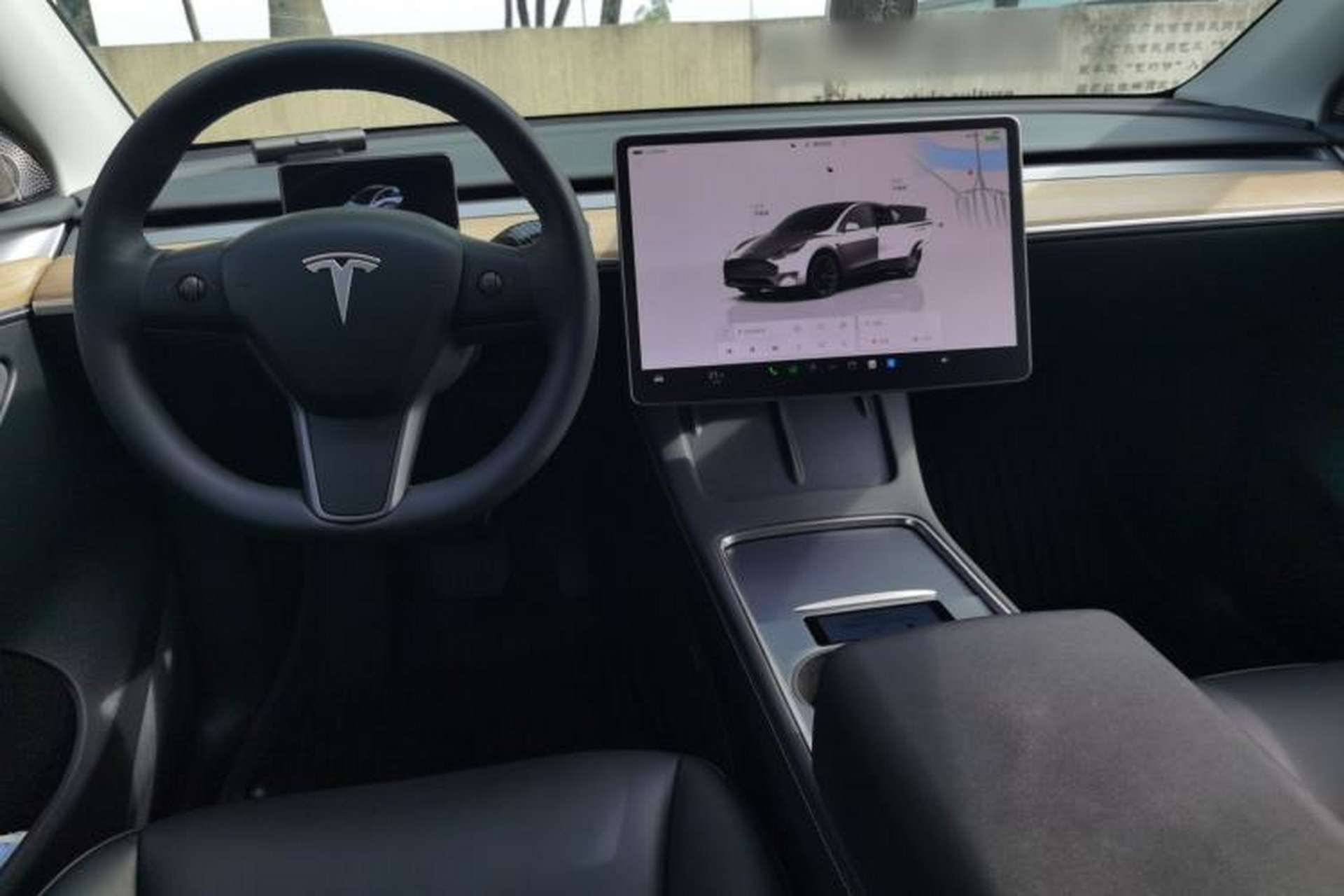 Used Tesla Model Y 2022 Revised Version Long-Range All-Wheel Drive Interior 2