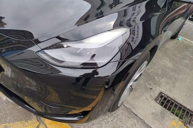 Used Tesla Model Y 2022 Rear-Wheel-Drive Version Left Front Headlight