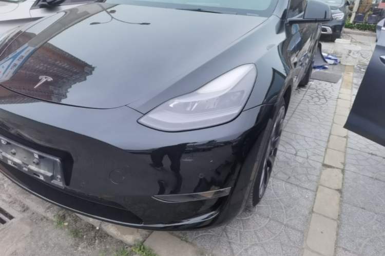 Used Tesla Model Y 2022 Performance High-Performance All-Wheel-Drive Version Left Front Headlight
