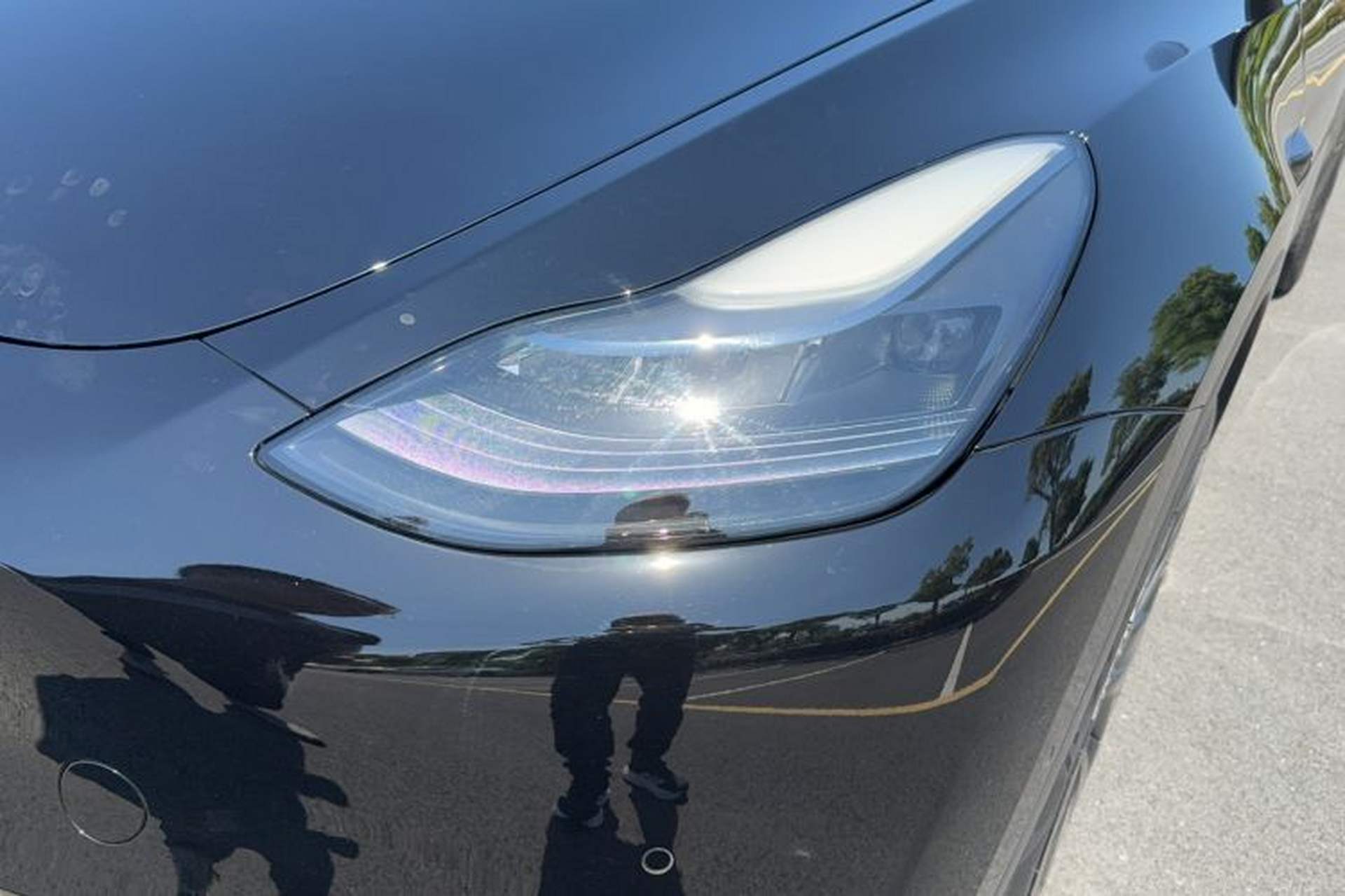 Used Tesla Model Y 2022 Rear-Wheel-Drive Version Left Front Headlight