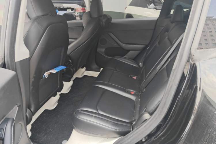 Used Tesla Model Y 2022 Long-Range All-Wheel-Drive Version Left Rear Seat