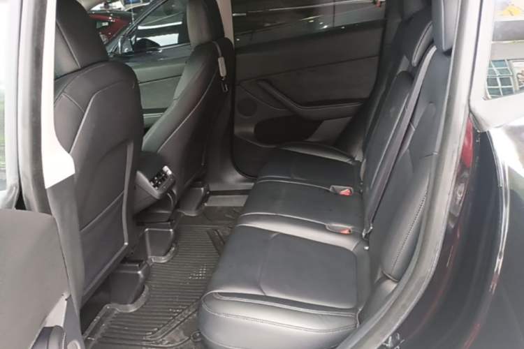 Used Tesla Model Y 2022 Long-Range All-Wheel-Drive Version Left Rear Seat