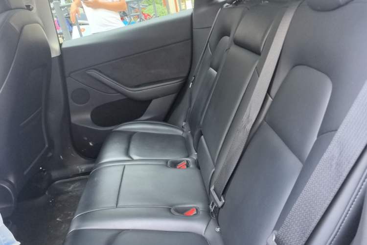Used Tesla Model Y 2022 Long-Range All-Wheel-Drive Version Left Rear Seat