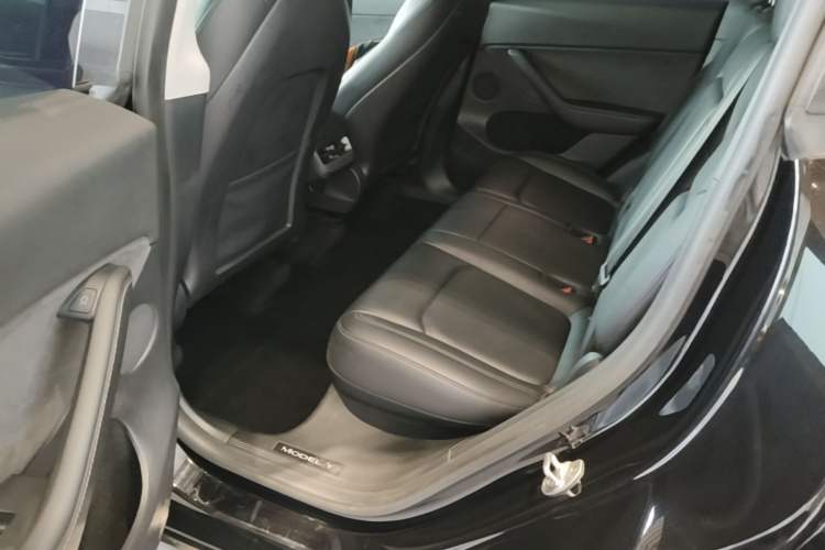 Used Tesla Model Y 2022 Performance High-Performance All-Wheel-Drive Version Left Rear Seat