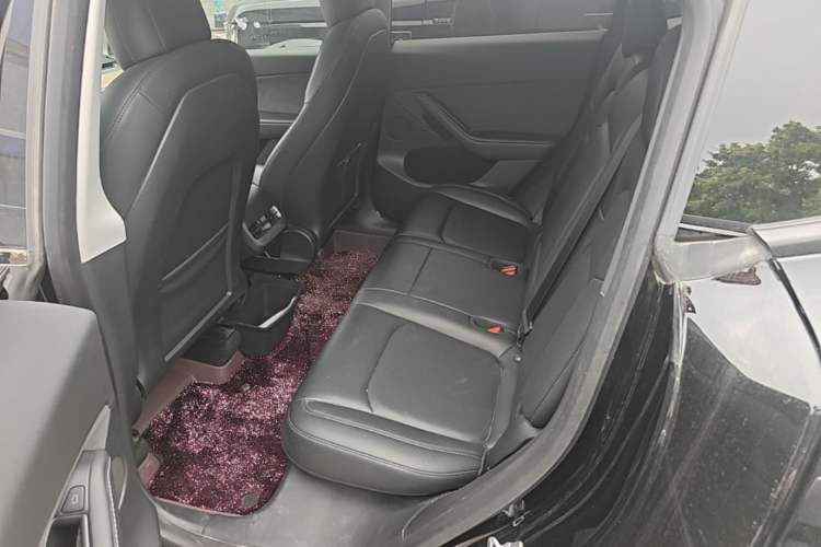 Used Tesla Model Y 2022 Long-Range All-Wheel-Drive Version Left Rear Seat