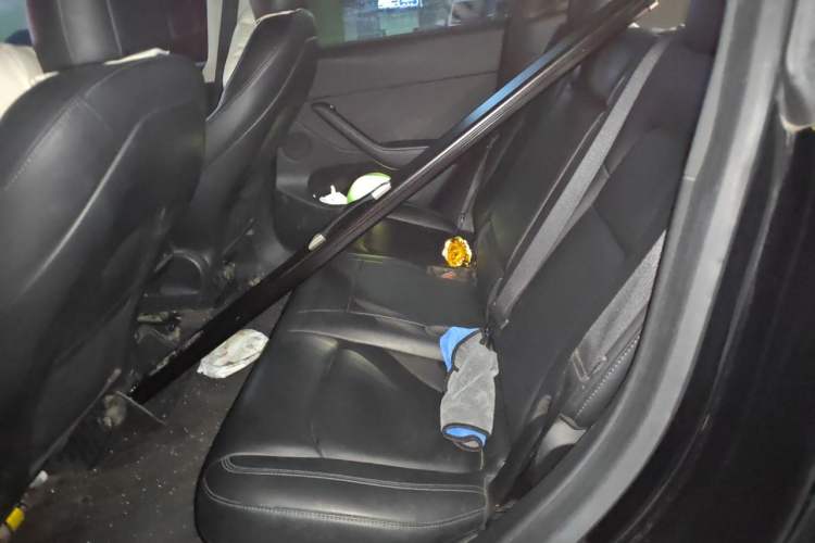 Used Tesla Model Y 2022 Long-Range All-Wheel-Drive Version Left Rear Seat