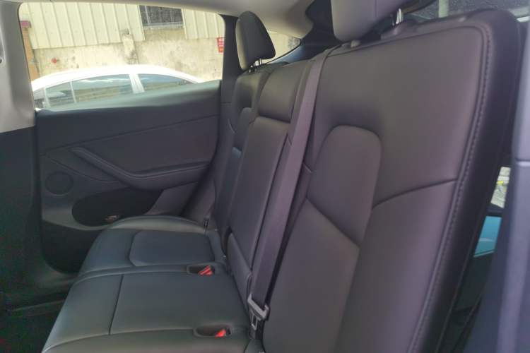 Used Tesla Model Y 2022 Long-Range All-Wheel-Drive Version Left Rear Seat