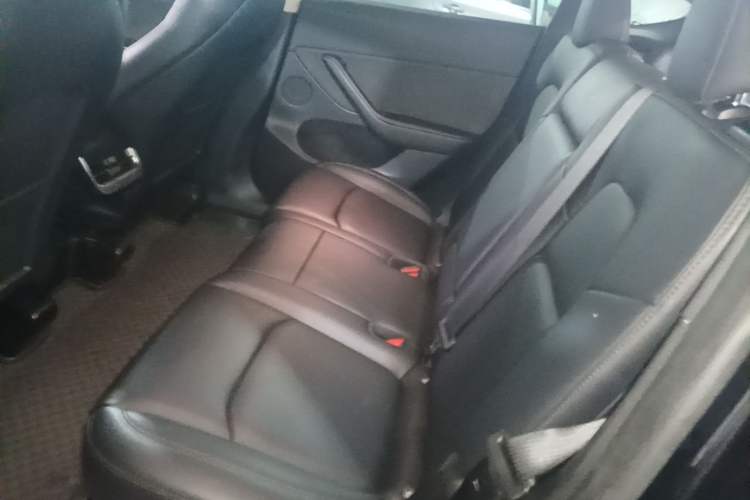 Used Tesla Model Y 2022 Long-Range All-Wheel-Drive Version Left Rear Seat