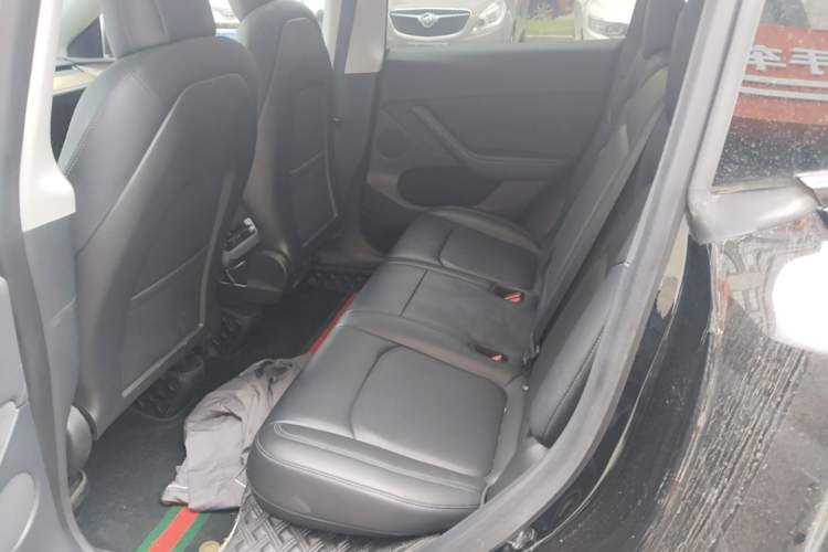 Used Tesla Model Y 2022 Long-Range All-Wheel-Drive Version Left Rear Seat