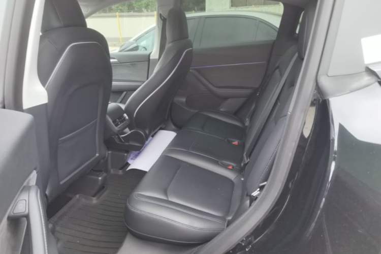 Used Tesla Model Y 2022 Performance High-Performance All-Wheel-Drive Version Left Rear Seat