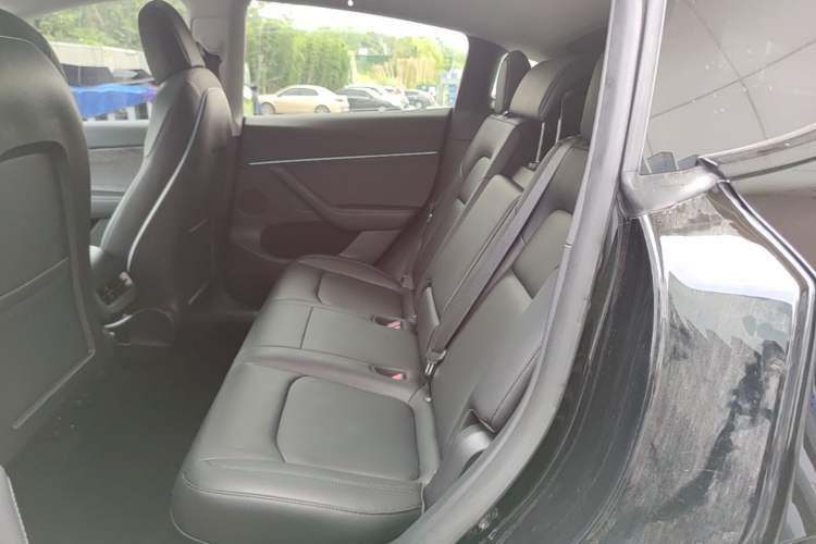 Used Tesla Model Y 2022 Long-Range All-Wheel-Drive Version Left Rear Seat