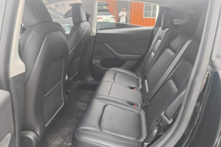 Used Tesla Model Y 2022 Long-Range All-Wheel-Drive Version Left Rear Seat