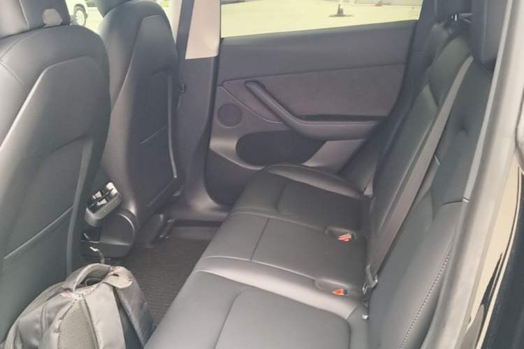 Used Tesla Model Y 2022 Long-Range All-Wheel-Drive Version Left Rear Seat