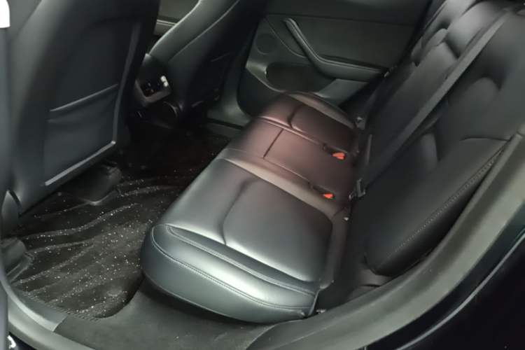 Used Tesla Model Y 2022 Long-Range All-Wheel-Drive Version Left Rear Seat