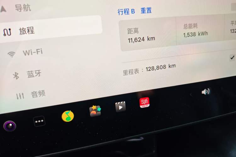 Used Tesla Model Y 2022 Rear-Wheel-Drive Version Odometer Close Up
