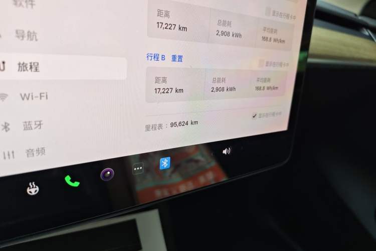 Used Tesla Model Y 2022 Long-Range All-Wheel-Drive Version Odometer Close Up