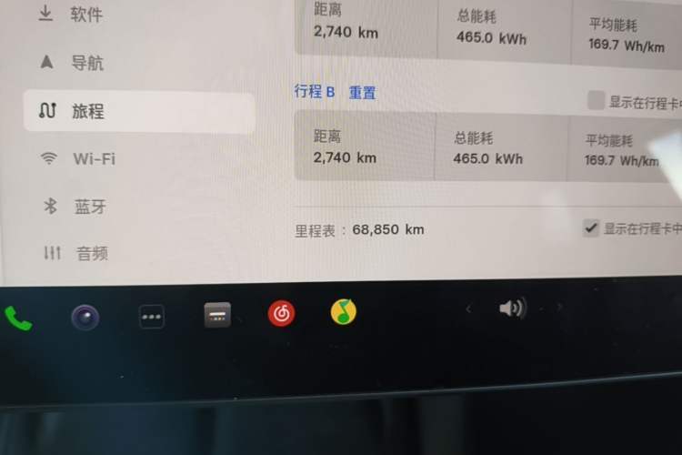 Used Tesla Model Y 2022 Long-Range All-Wheel-Drive Version Odometer Close Up