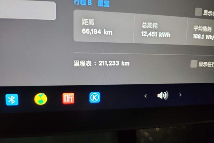 Used Tesla Model Y 2022 Long-Range All-Wheel-Drive Version Odometer Close Up