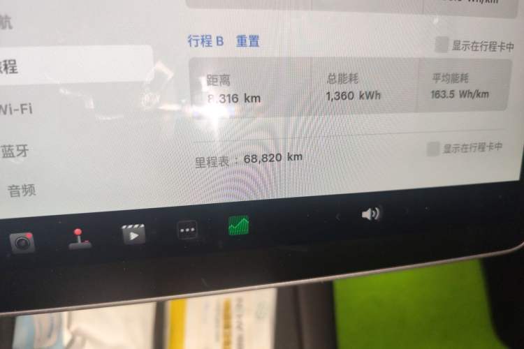Used Tesla Model Y 2022 Rear-Wheel-Drive Version Odometer Close Up