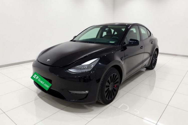 Used Tesla Model Y 2022 Revised Version Long-Range All-Wheel Drive Guazi used car, China used car export, Used car for sale, Used Tesla cars, Cheapest cars for sale, Electric vehicle, New energy car