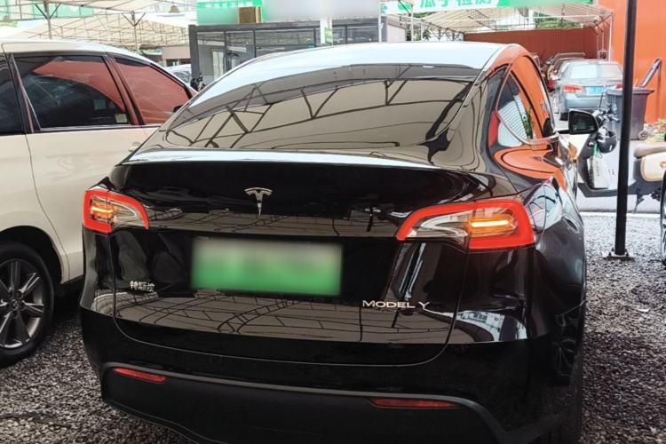 Used Tesla Model Y 2022 Revised Version Long-Range All-Wheel Drive Rear