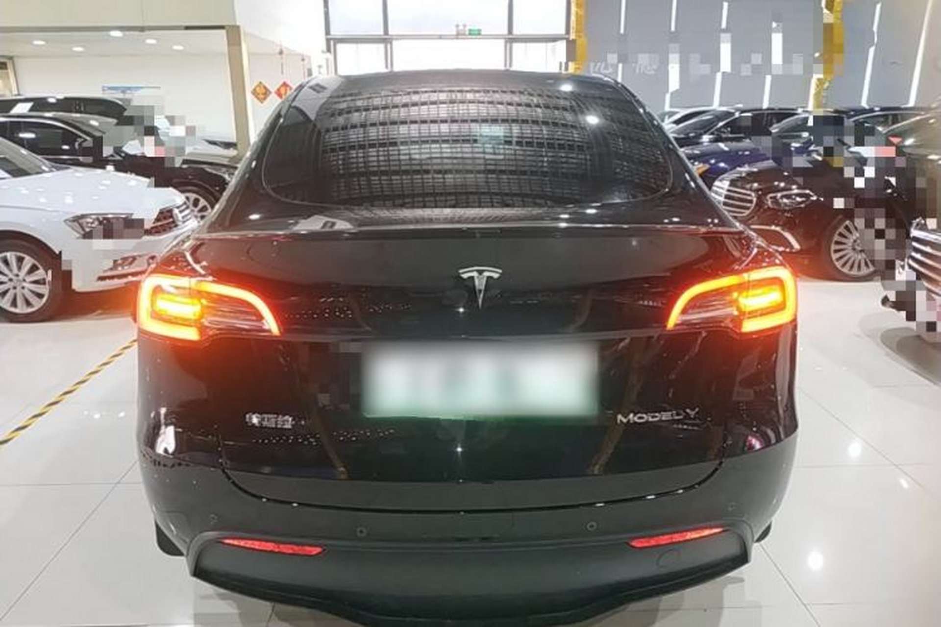 Used Tesla Model Y 2022 Revised Version Long-Range All-Wheel Drive Rear
