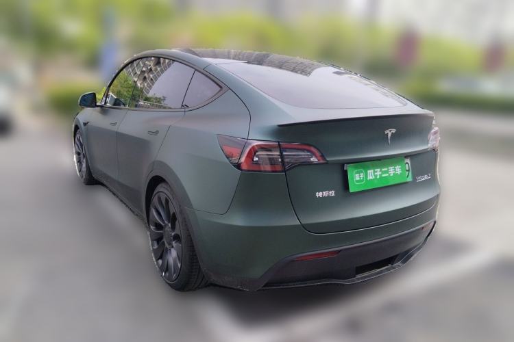 Used Tesla Model Y 2022 Performance High-Performance All-Wheel-Drive Version Rear Left 45 Deg
