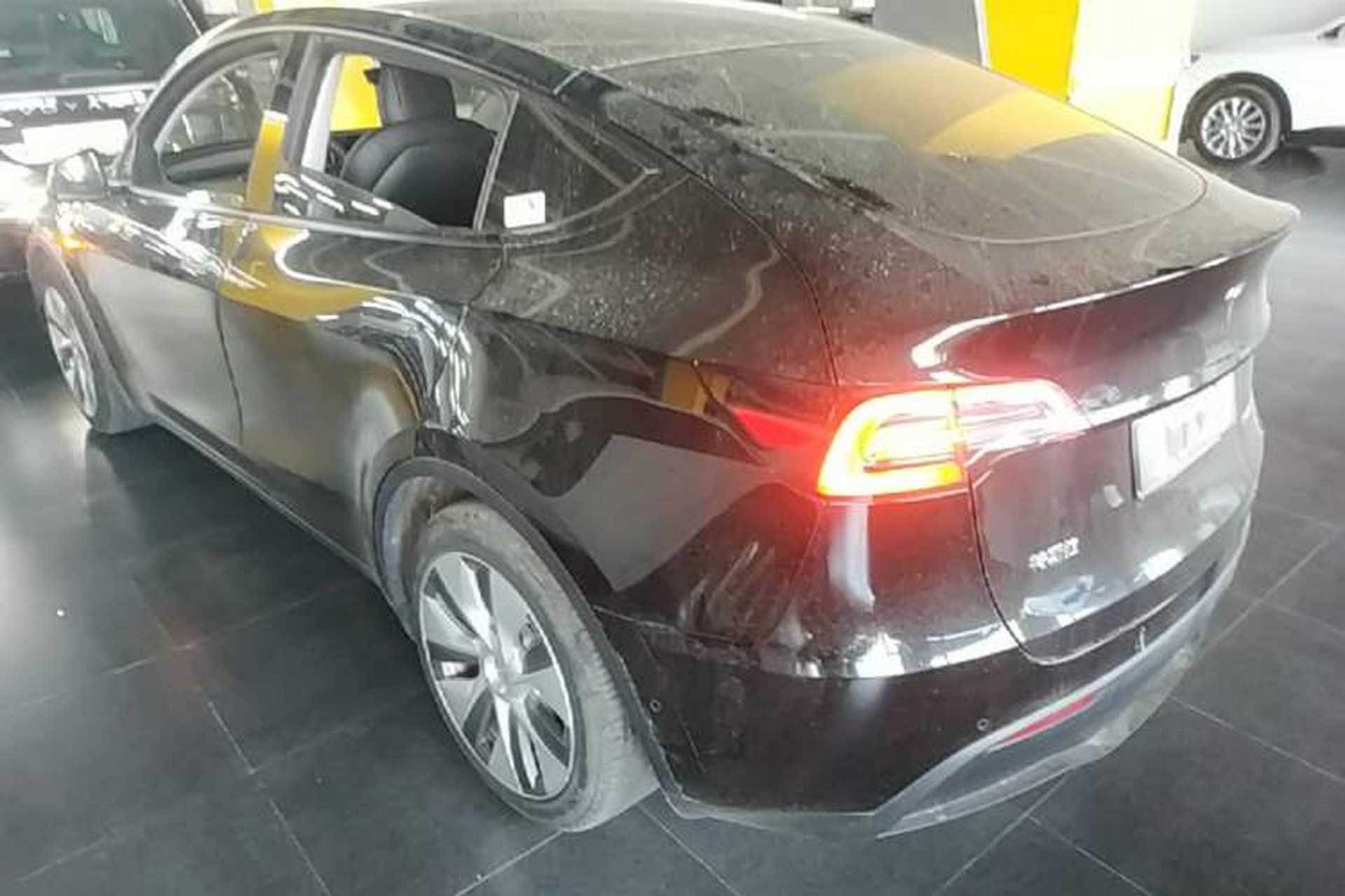 Used Tesla Model Y 2022 Rear-Wheel-Drive Version Rear Left 45 Deg
