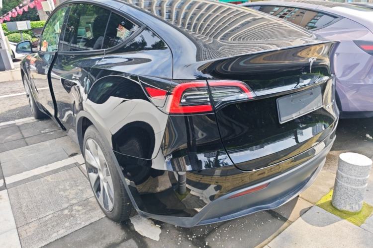 Used Tesla Model Y 2022 Revised Version Rear-Wheel Drive Rear Left 45 Deg