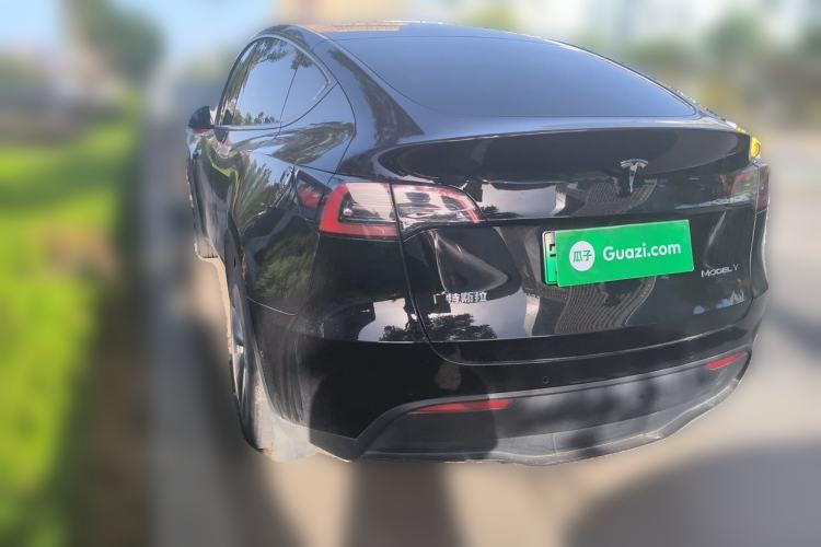 Used Tesla Model Y 2022 Long-Range All-Wheel-Drive Version Rear Left 45 Deg