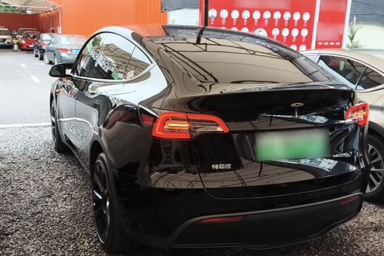 Used Tesla Model Y 2022 Revised Version Long-Range All-Wheel Drive Rear Left 45 Deg