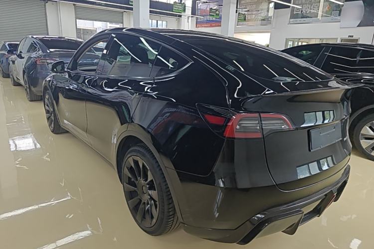 Used Tesla Model Y 2022 Long-Range All-Wheel-Drive Version Rear Left 45 Deg