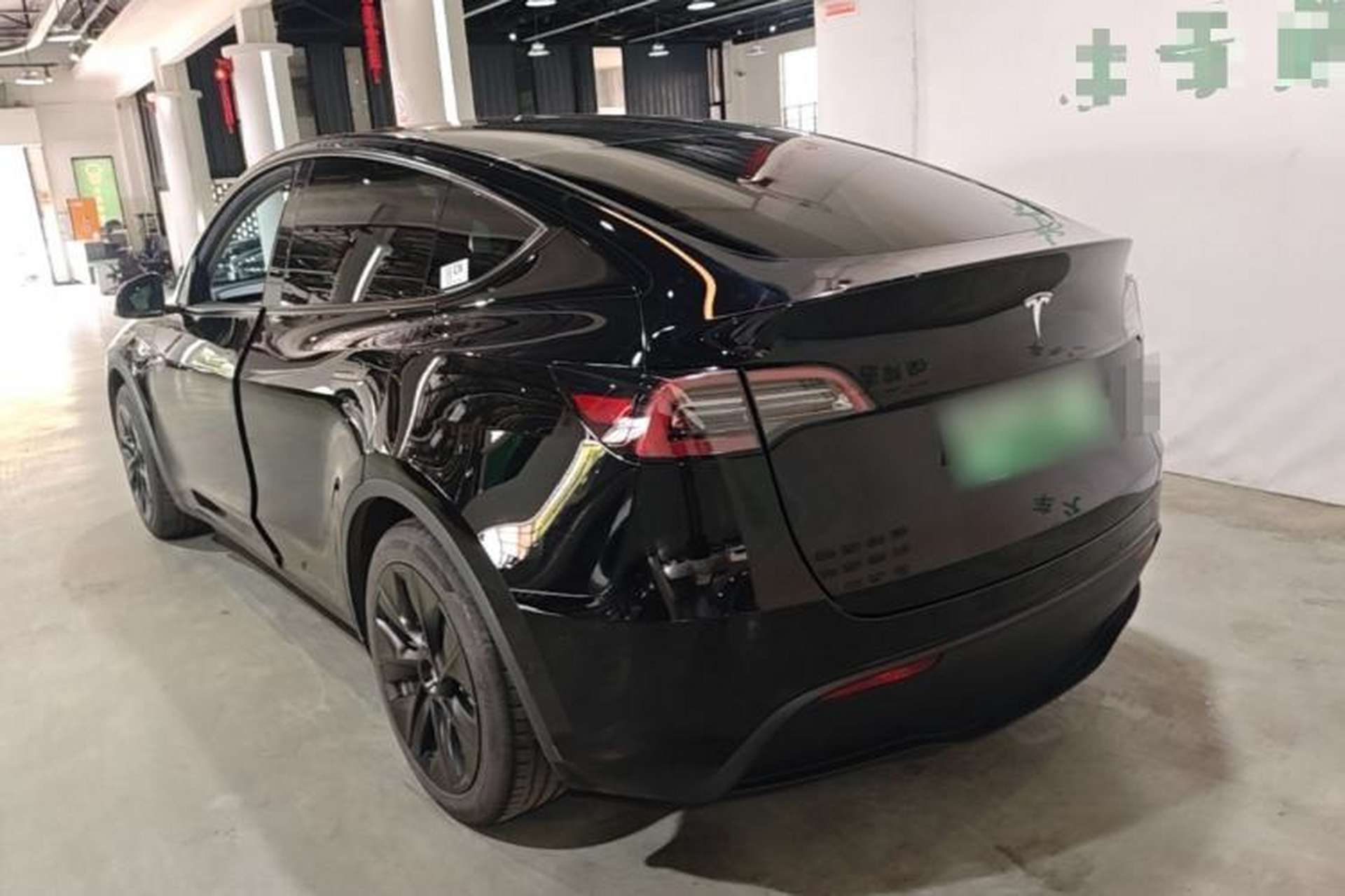 Used Tesla Model Y 2022 Revised Version Rear-Wheel Drive Rear Left 45 Deg
