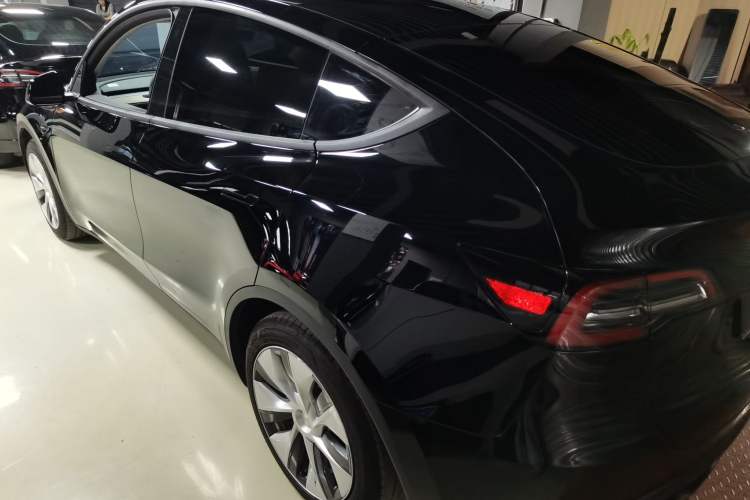 Used Tesla Model Y 2022 Revised Version Rear-Wheel Drive Rear Left 45 Deg