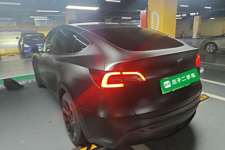Used Tesla Model Y 2022 Revised Version Rear-Wheel Drive Rear Left 45 Deg
