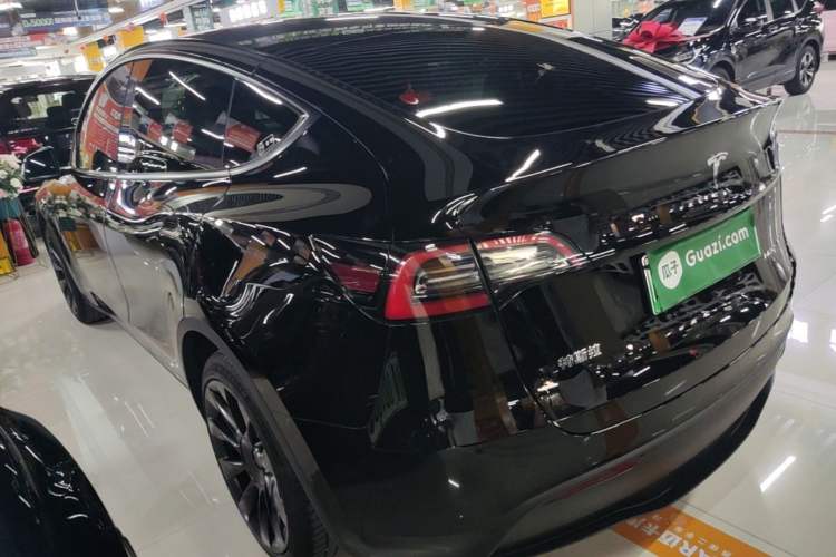 Used Tesla Model Y 2022 Long-Range All-Wheel-Drive Version Rear Left 45 Deg