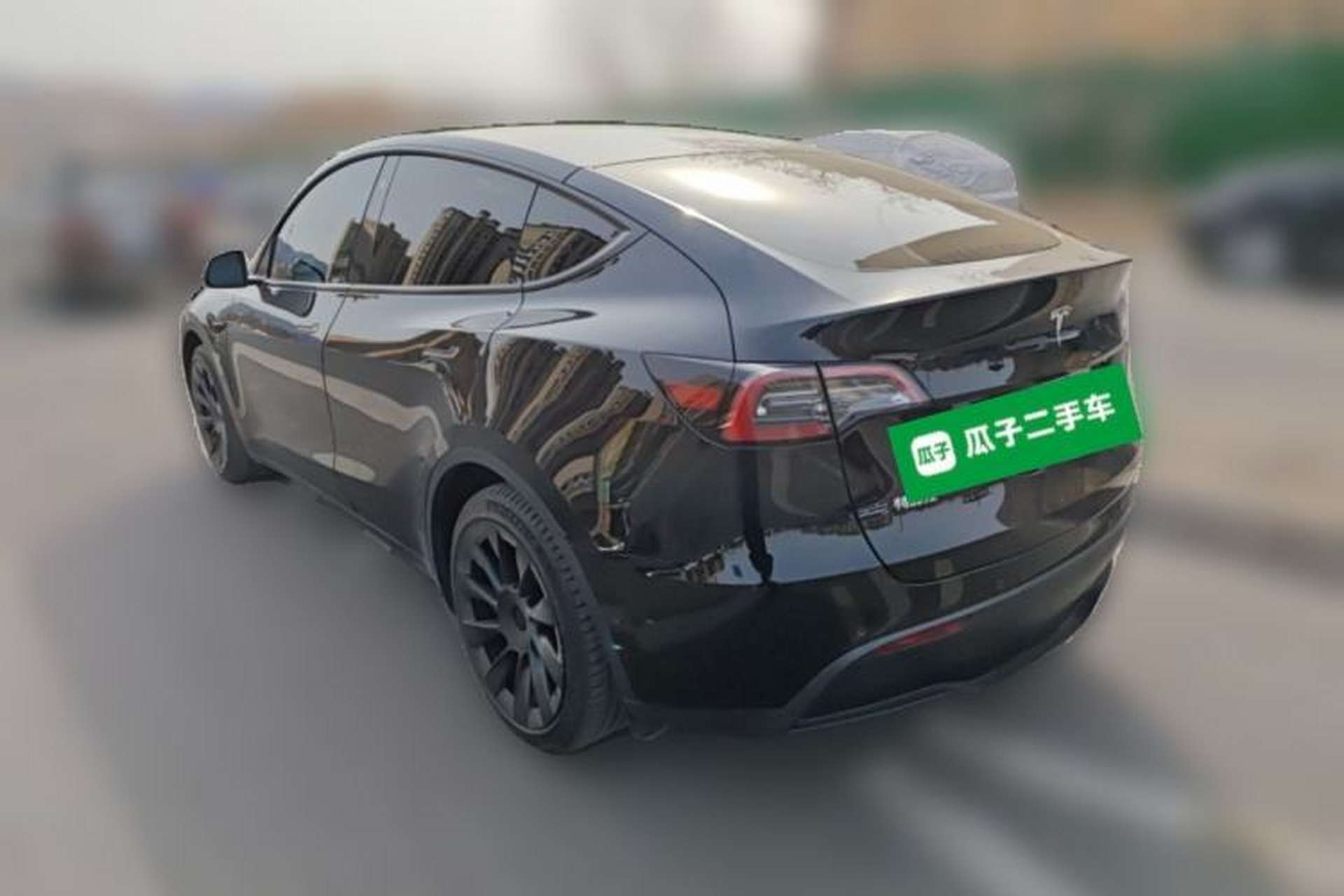 Used Tesla Model Y 2022 Revised Version Long-Range All-Wheel Drive Rear Left 45 Deg