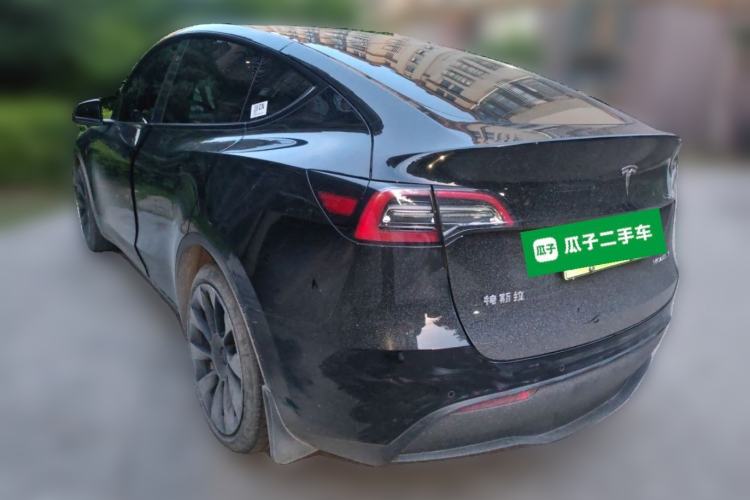 Used Tesla Model Y 2022 Rear-Wheel-Drive Version Rear Left 45 Deg