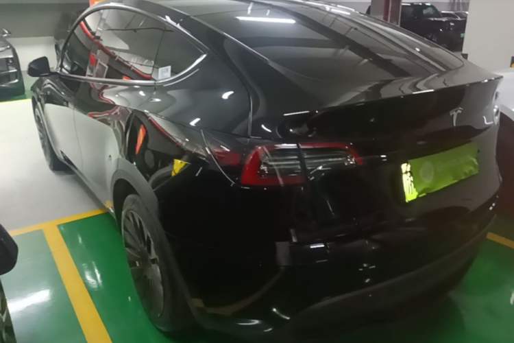 Used Tesla Model Y 2022 Revised Version Rear-Wheel Drive Rear Left 45 Deg