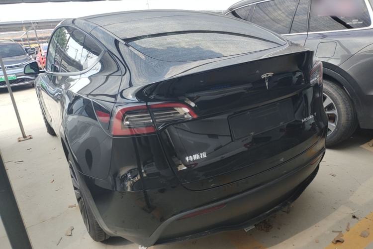 Used Tesla Model Y 2022 Long-Range All-Wheel-Drive Version Rear Left 45 Deg