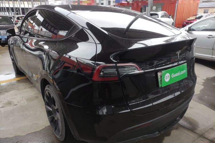 Used Tesla Model Y 2022 Rear-Wheel-Drive Version Rear Left 45 Deg