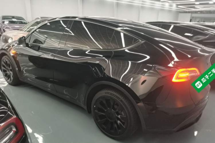 Used Tesla Model Y 2022 Long-Range All-Wheel-Drive Version Rear Left 45 Deg