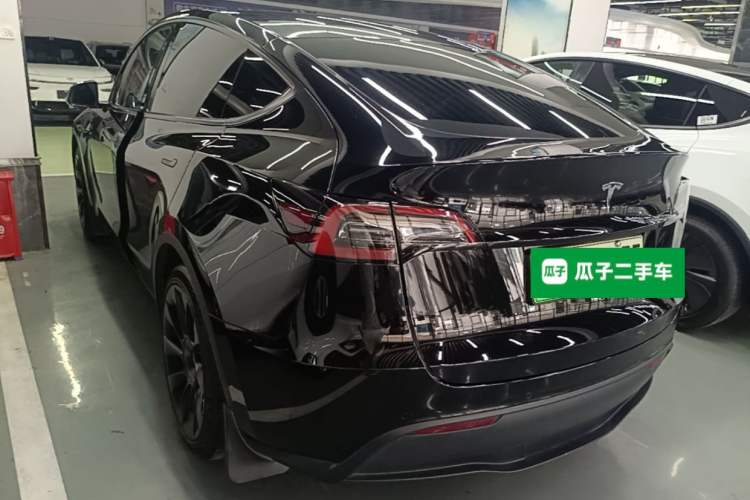Used Tesla Model Y 2022 Rear-Wheel-Drive Version Rear Left 45 Deg