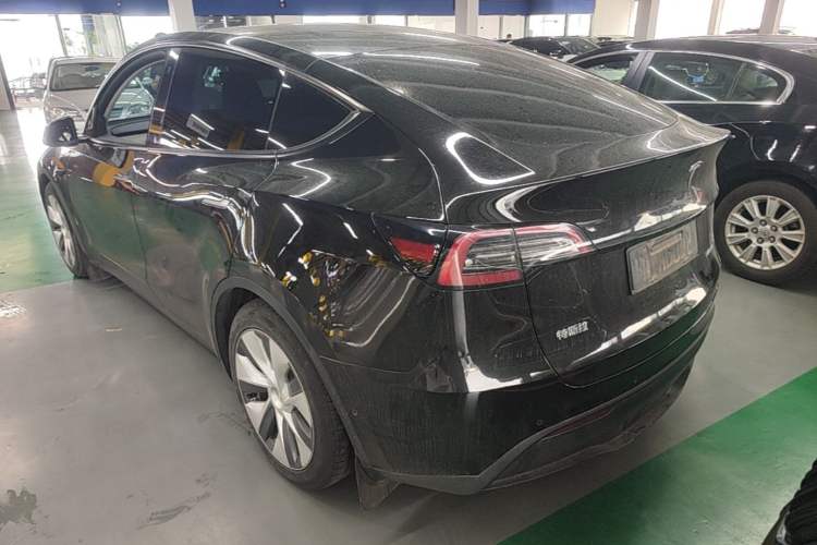 Used Tesla Model Y 2022 Revised Version Long-Range All-Wheel Drive Rear Left 45 Deg