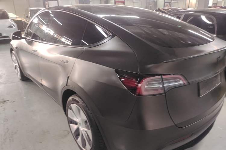 Used Tesla Model Y 2022 Long-Range All-Wheel-Drive Version Rear Left 45 Deg