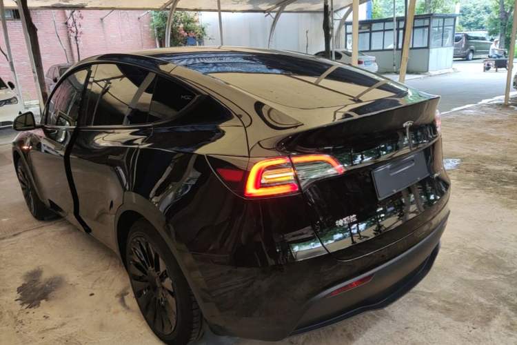 Used Tesla Model Y 2022 Revised Version Rear-Wheel Drive Rear Left 45 Deg